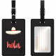 CENTON OTM Prints Series Luggage Tags - Leather, Faux Leather - Black OP-II-A-52