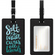 CENTON OTM Prints Series Luggage Tags - Leather, Faux Leather - Black OP-II-A02-43