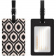 CENTON OTM Prints Series Luggage Tags - Leather, Faux Leather - Black OP-II-CLS-02