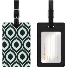 CENTON OTM Prints Series Luggage Tags - Leather, Faux Leather - Black OP-II-CLS-03