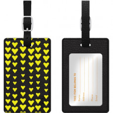 CENTON OTM Prints Series Luggage Tags - Leather, Faux Leather - Black OP-II-CLS-06