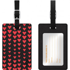 CENTON OTM Prints Series Luggage Tags - Leather, Faux Leather - Black OP-II-CLS-07