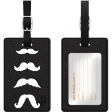 CENTON OTM Prints Series Luggage Tags - Leather, Faux Leather - Black OP-II-HIP-08