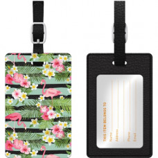 CENTON OTM Prints Series Luggage Tags - Leather, Faux Leather - Black OP-II-Z028A