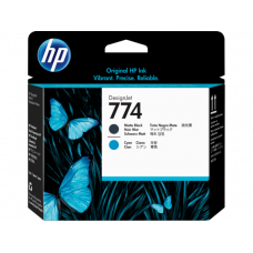 HP 774 Original Printhead - Matte Black, Matte Cyan - Inkjet - TAA Compliance P2W01A