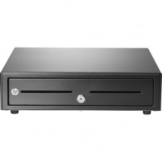 HP Standard Duty Cash Drawer - 2 Media Slot - 3 Lock PositionPrinter Driven - Steel - Black - TAA Compliance QT457AT#ABA