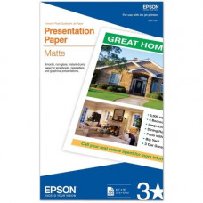 Epson Presentation Paper Matte, Photo Quality Inkjet Paper (8.5" x 14") (100 Sheets/Pkg) - TAA Compliance S041067