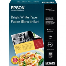 Epson Bright White Paper (8.5" x 11") (500 Sheets/Pkg) - TAA Compliance S041586