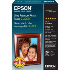 Epson Ultra Premium Photo Paper Glossy (4" x 6") (60 Sheets/Pkg) - TAA Compliance S042181