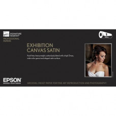 Epson Signature Worthy Inkjet Canvas - 60" x 40 ft - 430 g/m&#178; Grammage - Semi-gloss, Satin - 1 Roll - Bright White - TAA Compliance S045253