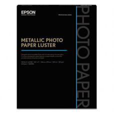 Epson Inkjet Photo Paper - Letter - 8 1/2" x 11" - Metallic, Luster - 25 Sheet - TAA Compliance S045596