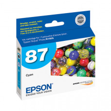 Epson (87) Cyan Ink Cartridge (915 Yield) - Design for the Environment (DfE) Compliance T087220