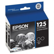 Epson DURABrite 125 Original Ink Cartridge - Inkjet - 230 Pages - Black - 2 / Pack - Design for the Environment (DfE) Compliance T125120-D2