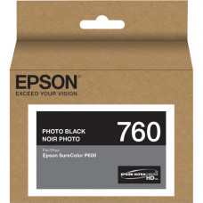Epson UltraChrome HD T760 Original Ink Cartridge - Inkjet - Photo Black - 1 Each T760120