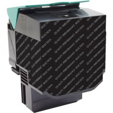 V7 Remanufactured High Yield Black Toner Cartridge for Lexmark C540/C544/X543/X544 - 2500 page yield - Laser - 2500 C540H1KG