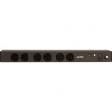 Vertiv Co Geist BRF060-1023 6-Outlets PDU - Basic - NEMA L5-20P - 6 x NEMA 5-20R - 120 V AC - 1U - Horizontal - Rack-mountable - TAA Compliance 27853