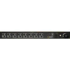 Vertiv Co Geist NSVLN080-102R20 8-Outlets PDU - Basic - NEMA 5-20P - 8 x NEMA 5-20R - 120 V AC - 0U/1U - Horizontal/Vertical - Rack-mountable - TAA Compliance 38695