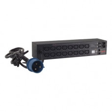 APC Switched Rack PDU AP7922B - Power distribution unit (rack-mountable) - AC 230 V - Ethernet 10/100 - input: IEC 60309 32A - output connectors: 16 (IEC 60320 C13) - 2U - 12 ft cord - for P/N: SCL400RMJ1U, SCL500RMI1UC, SCL500RMI1UNC, SMTL1000RMI2UC, SMT