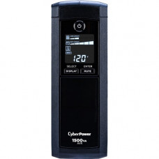 CyberPower CP1500AVRLCDTAA 1500VA Mini-tower UPS - Mini-tower - AVR - 8 Hour Recharge - 3 Minute Stand-by - 120 V AC Input - 120 V AC Output - 12 x NEMA 5-15R - TAA Compliant - TAA Compliance CP1500AVRLCDTAA