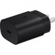 Samsung 25W Super Fast Wall Charger, Black - 120 V AC, 230 V AC Input - Black EP-TA800NBEGUS