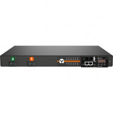 Vertiv Co Geist rPDU MGR3E1R6-12CF13-3PS6B2H10-S 12-Outlets PDU - Monitored - Network (RJ-45) - 1U - Horizontal - Rack-mountable GR30202