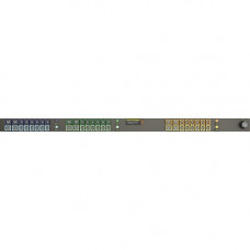 Vertiv Co Geist MN01X9W1-48PZB8-6PS15B0A10-S 48-Outlet PDU - Basic - IEC 60309 3P+E - 12 x IEC 60320 C19, 36 x IEC 60320 C13 - 230 V AC - 0U - Vertical - Rack Mount - Rack-mountable - TAA Compliance I10024L