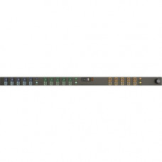 Vertiv Co Geist MN01D9W1-30L138-5CS15A0A10-S 30-Outlets PDU - Metered - 3P+E CA - 30 x U-Lock IEC 60320 C13 - 230 V AC - 0U - Vertical - Rack Mount - Rack-mountable - TAA Compliance I10073L