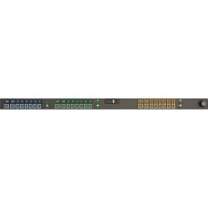 Vertiv Co Geist MN01D9W1-48PZB8-5CS15A0A10-S 48-Outlets PDU - Metered - 3P+E CA - 36 x U-Lock IEC 60320 C13, 12 x U-Lock IEC 60320 C19 - 230 V AC - 0U - Vertical - Rack Mount - Rack-mountable - TAA Compliance I10075L