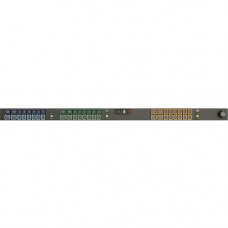 Vertiv Co Geist MN01D9W1-48PZB8-6PS15B0A10-S 48-Outlets PDU - Metered - IEC 60309 3P+E 60A - 36 x U-Lock IEC 60320 C13, 12 x U-Lock IEC 60320 C19 - 230 V AC - 0U - Vertical - Rack Mount - Rack-mountable - TAA Compliance I10076L