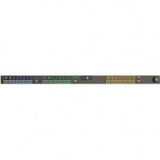 Vertiv Co Geist MN01D9W1-48PZB8-6PS15D0A10-S 48-Outlets PDU - Metered - IEC 60309 3P+E 60A - 42 x U-Lock IEC 60320 C13, 6 x U-Lock IEC 60320 C19 - 230 V AC - 0U - Vertical - Rack Mount - Rack-mountable - TAA Compliance I10095L