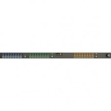 Vertiv Co Geist MN02E9W1-48L138-5CS15A0A10-S 48-Outlets PDU - Monitored - 3P+E CA - 48 x U-Lock IEC 60320 C13 - 230 V AC - Network (RJ-45) - 0U - Vertical - Rack Mount - Rack-mountable - TAA Compliance I20069L