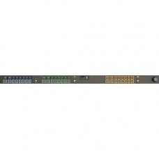 Vertiv Co Geist MN02E9W1-48PZB8-6PS15D0A10-S 48-Outlets PDU - Monitored - IEC 60309 3P+E 60A - 36 x U-Lock IEC 60320 C13, 12 x U-Lock IEC 60320 C19 - 230 V AC - Network (RJ-45) - Vertical - Rack Mount - Rack-mountable - TAA Compliance I20155L