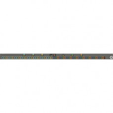 Vertiv Co Geist MNS3EHW1-48L138-6PS15B0A10-S-A 48-Outlets PDU - Switched - 3P+E CA - 48 x U-Lock IEC 60320 C13 - 230 V AC - Network (RJ-45) - 0U - Vertical - Rack Mount - Rack-mountable - TAA Compliance NS30053L