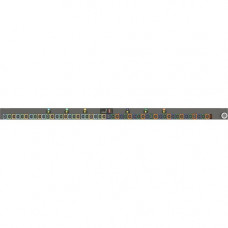 Vertiv Co Geist MNU3EHW1-48MI18-5CS15A0A10-S-A 48-Outlets PDU - Switched - 3P+E CA - 42 x U-Lock IEC 60320 C13, 6 x U-Lock IEC 60320 C19 - 230 V AC - Network (RJ-45) - 0U - Vertical - Rack Mount - Rack-mountable - TAA Compliance NU30047L