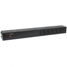 CyberPower Basic PDU20BT6F8R 14-Outlets PDU - 14 x NEMA 5-20R - 1U Rack-mountable, Zero U Vertical Rackmount - RoHS Compliance PDU20BT6F8R