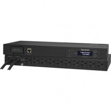 CyberPower PDU20M10AT Metered ATS PDU 120V 20A 1U 10-Outlets (2) 5-20P - 10 x NEMA 5-20R - 120 V AC - Network (RJ-45) - 1U - Horizontal - Rack-mountable - RoHS Compliance PDU20M10AT