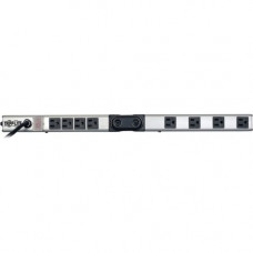 Tripp Lite Foldable Power Strip 1 Pivot 5-15R 8 Outlet 15&#39;&#39; Cord 24" Length - NEMA 5-15P - 8 x NEMA 5-15R - 15 ft Cord - 12 A Current - 120 V AC Voltage - 1500 W - Bench/Cabinet-mountable, Rack-mountable PSF2408