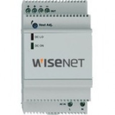 Hanwha Group Wisenet DIN Rail Mounting 33W Hardened Power Supply - DIN Rail - 120 V AC, 230 V AC Input - 12 VDC Output - 33 W - 80% Efficiency PWR-DR12033