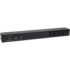 CyberPower Rackbar Surge Suppressor RM 1U RKBS20S4F12R 20A 16-Outlet - Receptacles: 16 x NEMA 5-20R - 1800J RKBS20S4F12R