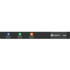 Vertiv Co Geist rPDU DU00X1R1-12CF17-1S02A9H00-S 12-Outlets PDU - Basic - Universal Input - 12 x Combination C13/C19 - 240 V AC, 415 V AC - 1U - Horizontal - Rack-mountable - TAA Compliance U1076