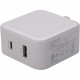 AddOn AC Adapter - 1 Pack - 120 V AC, 230 V AC Input - 15 V/3 A, 20 V, 5 V Output - White USAC2USB60WW