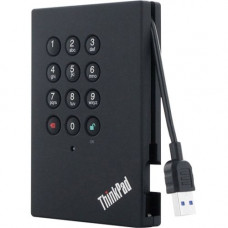 Lenovo 1 TB Portable Hard Drive - External - Black - USB 3.0 - 5400rpm - 3 Year Warranty 0A65621