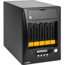 Rocstor Enteroc N57 NAS Storage System - Intel Core i7 i7-7700 Quad-core (4 Core) 3.60 GHz - 5 x HDD Supported - 0 x HDD Installed - 10 TB Supported SSD Capacity - 5 Boot Drive(s) - 5 x Total Bays - Gigabit Ethernet - Network (RJ-45) - Desktop D75117-01