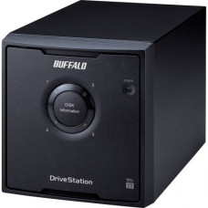BUFFALO DriveStation Quad USB 3.0 4-Drive 16 TB Desktop DAS (HD-QH16TU3R5) - USB 3.0 - SATA - RAID JBOD/0/1/5/10 - 4 x 4 TB Drives Installed - Backup Software - Desktop - TAA Compliance HD-QH16TU3R5