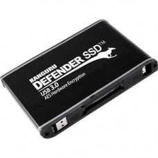 Kanguru Defender KDH3B-1TSSD 1 TB Solid State Drive - SATA (SATA/300) - 2.5" Drive - Internal - TAA Compliant - USB 3.0 - 120 MB/s Maximum Read Transfer Rate - 100 MB/s Maximum Write Transfer Rate - Matte Black - 256-bit Encryption Standard KDH3B-1TS