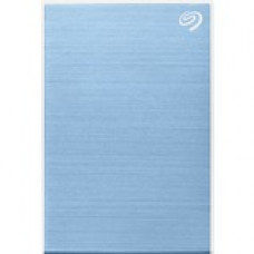 Seagate One Touch STKB1000402 1 TB Portable Hard Drive - 2.5" External - Light Blue - USB 3.0 - 2 Year Warranty STKB1000402