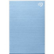 Seagate One Touch STKC5000402 5 TB Portable Hard Drive - 2.5" External - Light Blue - USB 3.0 - 2 Year Warranty STKC5000402