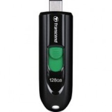 Transcend JetFlash 790C 128GB USB 3.2 (Gen 1) Type C Flash Drive - 128 GB - USB 3.2 (Gen 1) Type C - Black TS128GJF790C