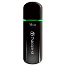 Transcend 16GB JetFlash 600 USB2.0 Flash Drive - 16 GB - USB 2.0 - Black TS16GJF600