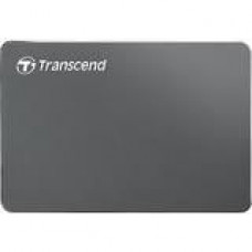 Transcend StoreJet 25C3 2 TB Hard Drive - SATA - 2.5" Drive - External - Portable - USB 3.0 - Iron Gray TS2TSJ25C3N